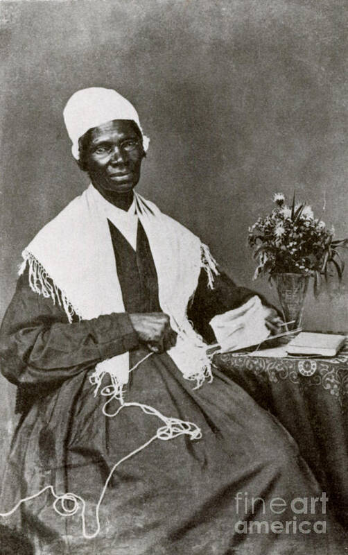 History Art Print featuring the photograph Sojourner Truth, African-american #1 by Photo Researchers