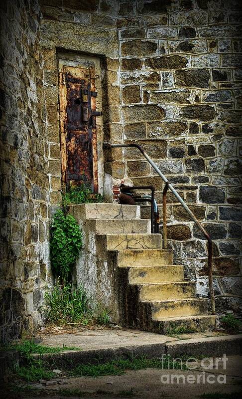 Door Art Print featuring the photograph Abandon hope by Paul Ward