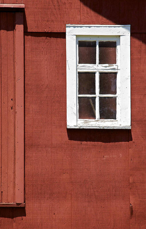 Americana Art Print featuring the photograph Faded Red Wood Farm Barn by David Letts