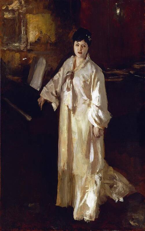 Judith Art Print featuring the painting Judith Gautier by John Singer Sargent