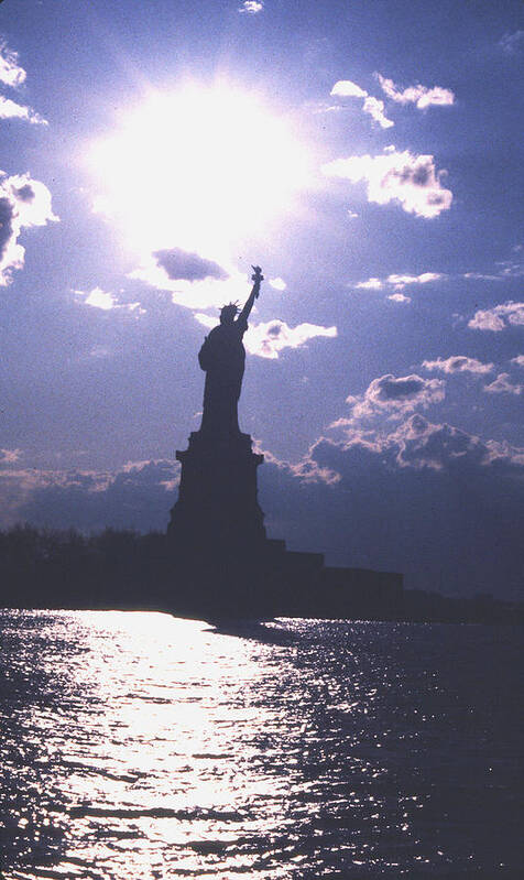 Freedom Art Print featuring the photograph Statue of Liberty Lady of Light by Tom Wurl