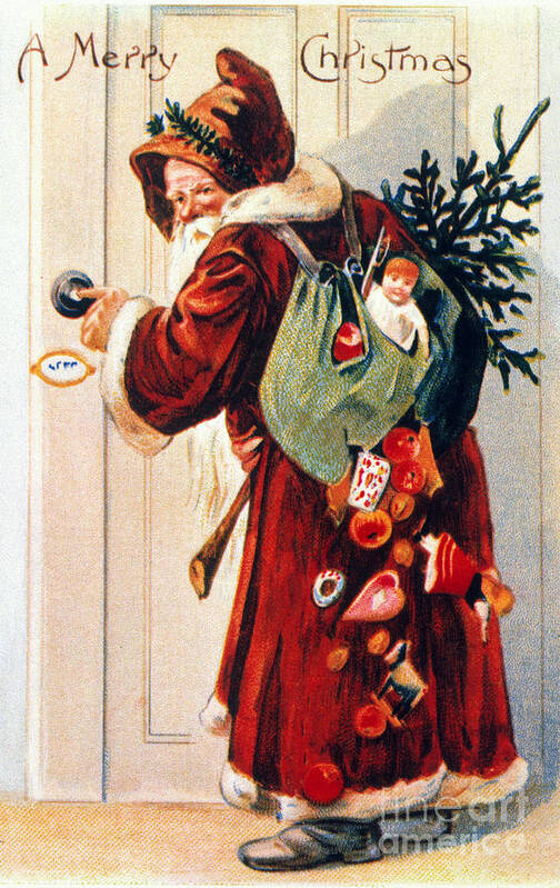 19th Century Art Print featuring the photograph Christmas Card #4 by Granger