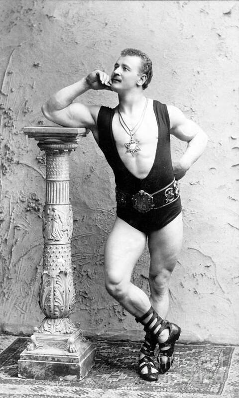 Erotica Art Print featuring the photograph Eugen Sandow, Father Of Modern by Science Source