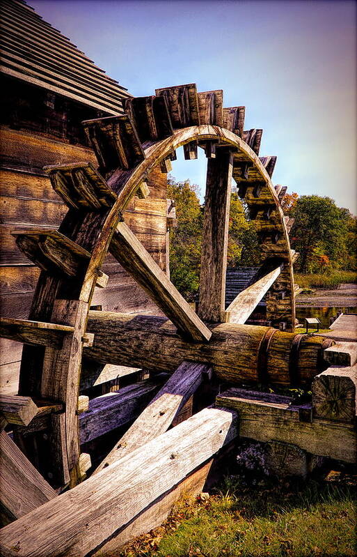 Mill Art Print featuring the photograph Iron works Mill by Lilia S