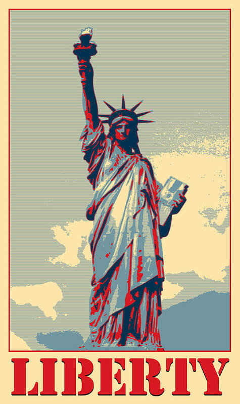 Richard Reeve Art Print featuring the photograph Liberty by Richard Reeve