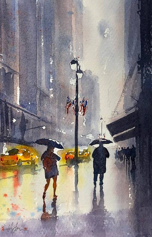 Buyenlarge Rainy Day, New York City Print
