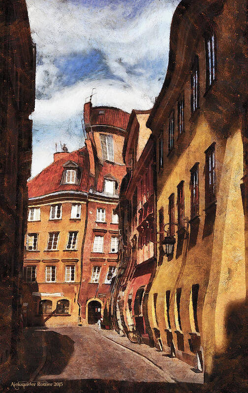  Art Print featuring the photograph Old Town in Warsaw # 22 by Aleksander Rotner