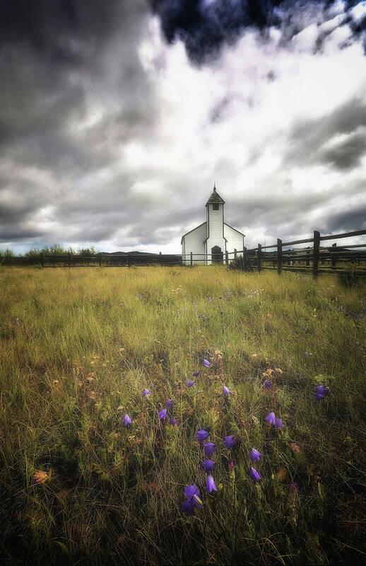 Church Art Print featuring the photograph Pastoral by Karl Anderson