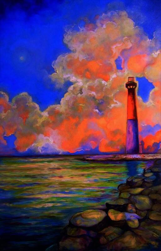 Landscape Art Print featuring the painting The Light by Emery Franklin