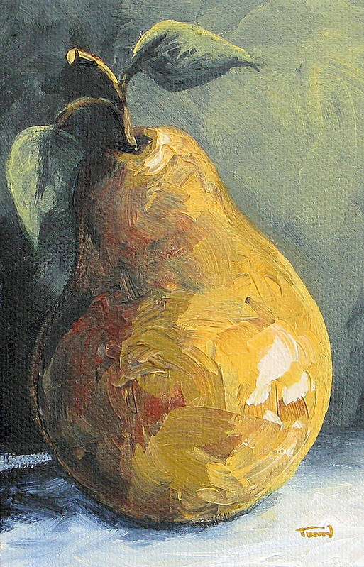 Pear Art Print featuring the painting The Pear Chronicles 014 by Torrie Smiley
