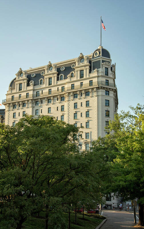 Willard Hotel Art Print featuring the photograph The Willard Hotel by Greg and Chrystal Mimbs