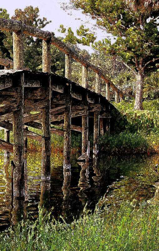 Landscape Art Print featuring the photograph Venetian Bridge by James Rentz