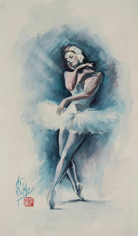  Art Print featuring the painting Ballet 2 by Alan Kirkland-Roath