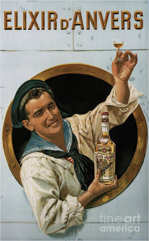 Rubbing Alcohol Art Print featuring the drawing Elixir Danvers, 1906. From A Private by Heritage Images
