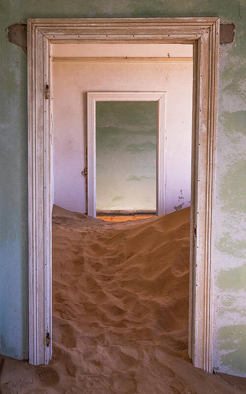 Kolmanskop Art Print featuring the photograph Framed by Hamish Mitchell