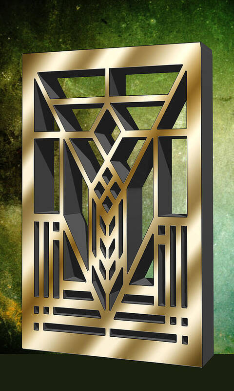 Staley Art Print featuring the digital art Vertical Design 1 by Chuck Staley