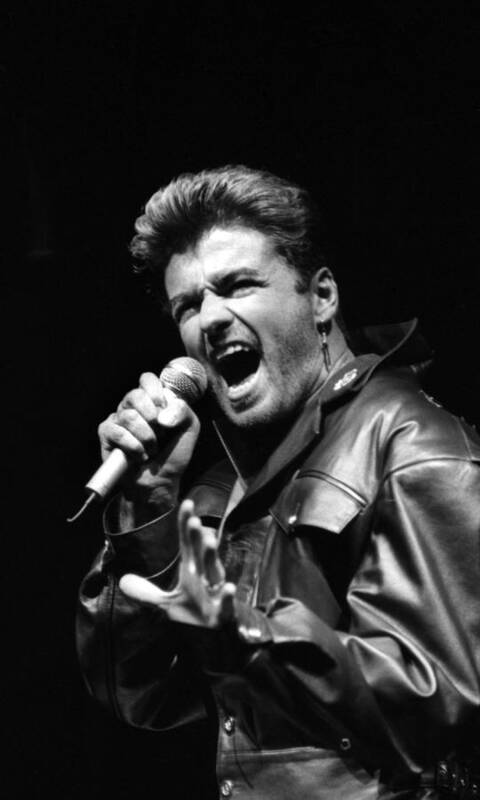 George Michael Art Print featuring the photograph Geroge Michael At Madison Square Garden by New York Daily News Archive