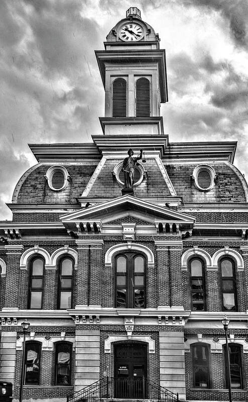 Scott County Courthouse Art Print featuring the photograph Scott County Courthouse by Sharon Popek