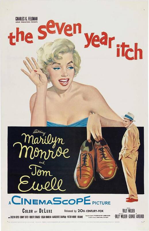 1950s Art Print featuring the photograph The Seven Year Itch -1955-. by Album