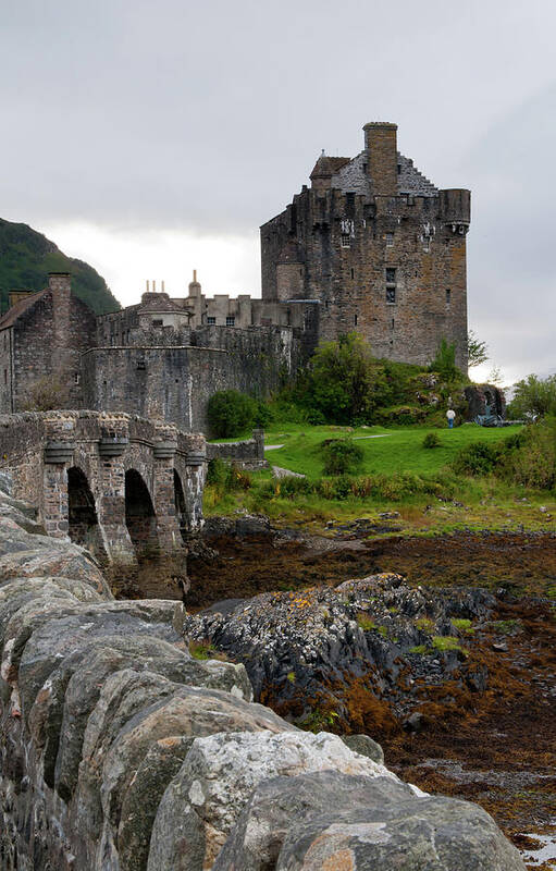 Scotland Art Print featuring the photograph Eilean Donan Castle in the loch Alsh at the highlands of Scotlan by Michalakis Ppalis