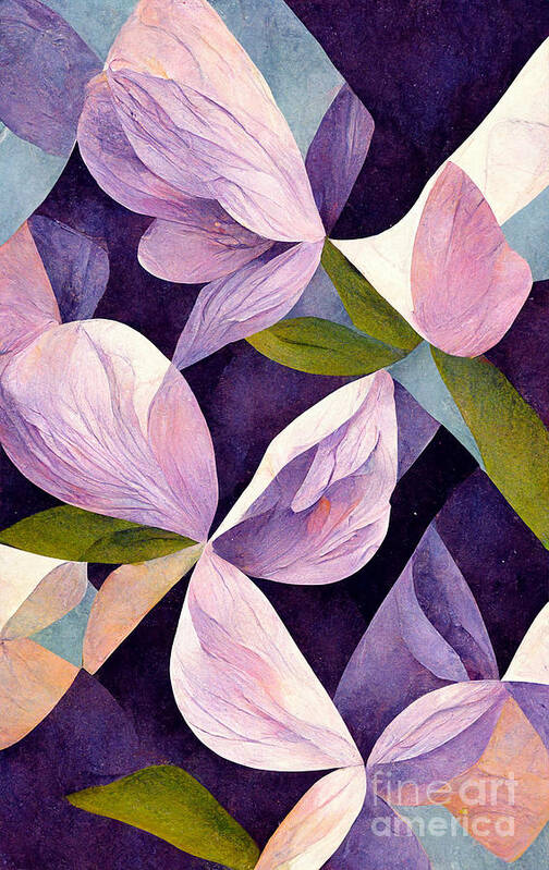 Lilac Art Print featuring the digital art Lilac #2 by Sabantha