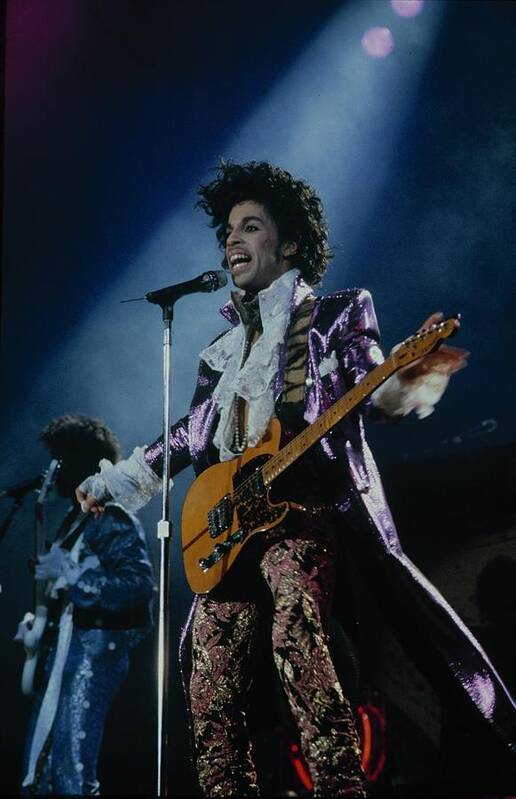 Prince Art Print featuring the photograph Prince Performing #4 by Dmi