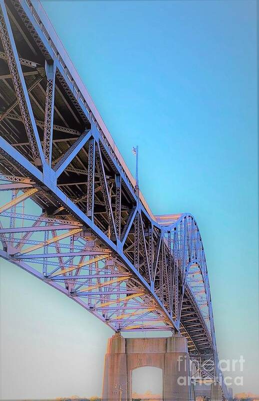 Bridges Art Print featuring the photograph Bourne Bridge Perspectives #2 by Lori Lafargue