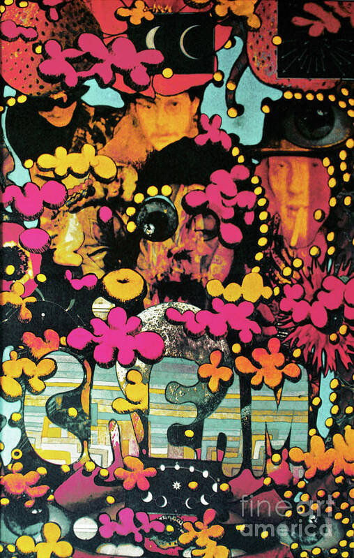 Cream Art Print featuring the photograph Cream concert poster by Cream