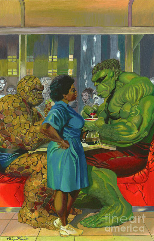 Color Pencil Art Print featuring the drawing Immortal Hulk #41 by Philippe Thomas