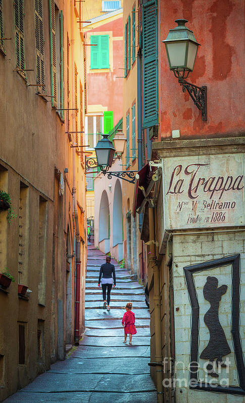 Cote D'azur Art Print featuring the photograph La Trappa by Inge Johnsson