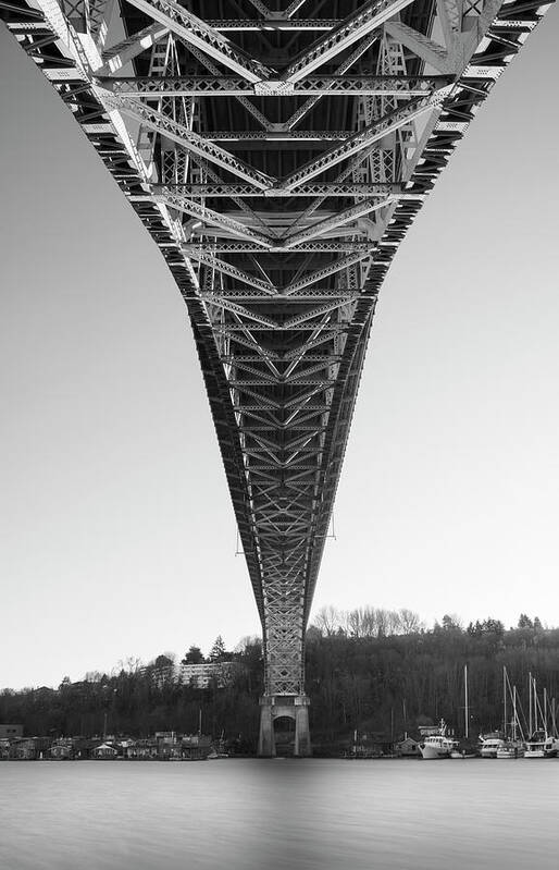 Seattle Art Print featuring the photograph Seattle Fremont Bridge by William Dunigan