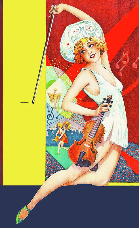 Street Art Print featuring the painting ''Street Girl'', 1929, movie poster painting by Movie World Posters