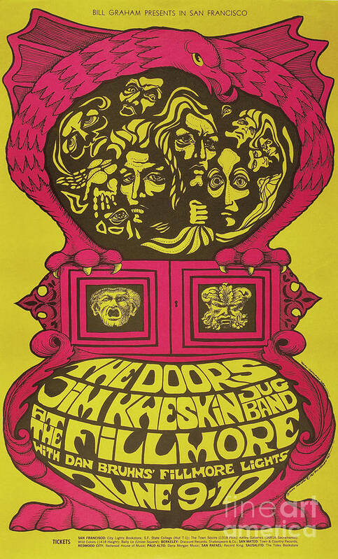 The Doors Art Print featuring the photograph The Doors at the Fillmore by The Doors
