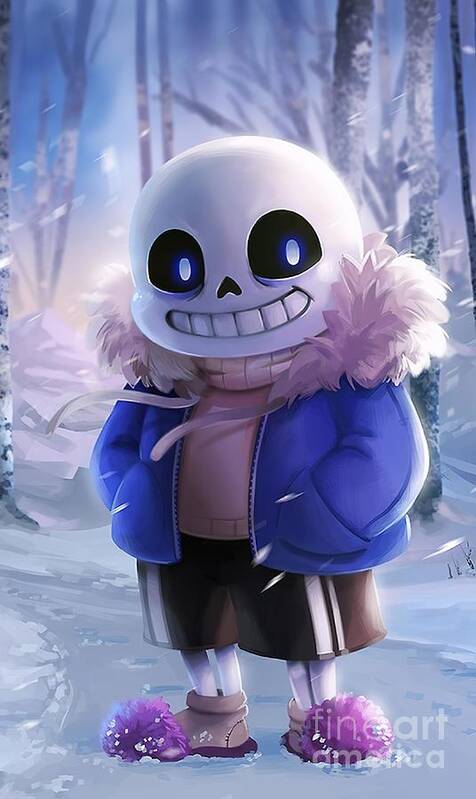 Undertale Sans Fight Art Print by javichakalote