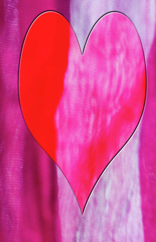 Valentines Day Art Print featuring the photograph Valentine Day Heart - Holiday by Marie Jamieson