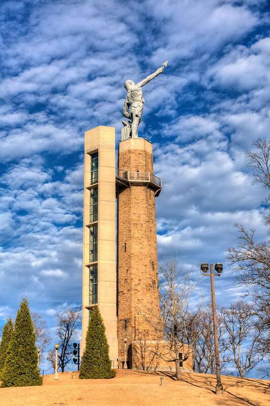 Birmingham Art Print featuring the photograph Vulcan by JC Findley