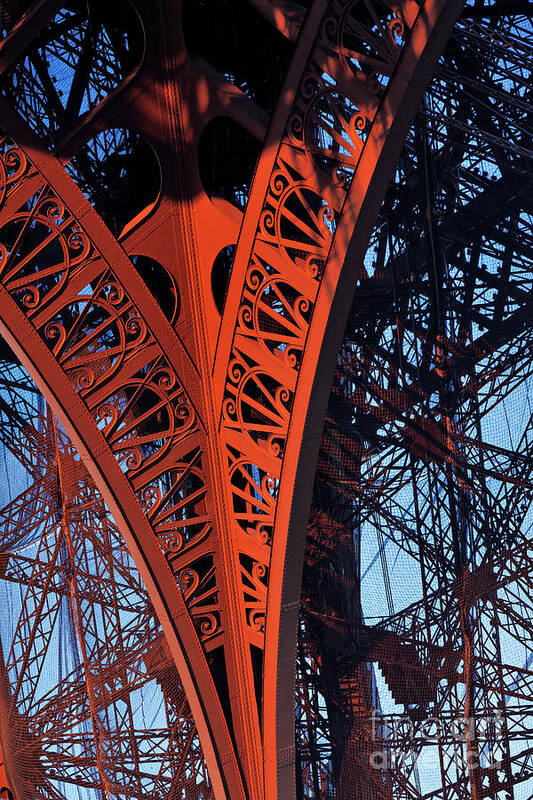Eiffel Tower Art Print featuring the photograph Eiffel Tower, Paris by David Bleeker