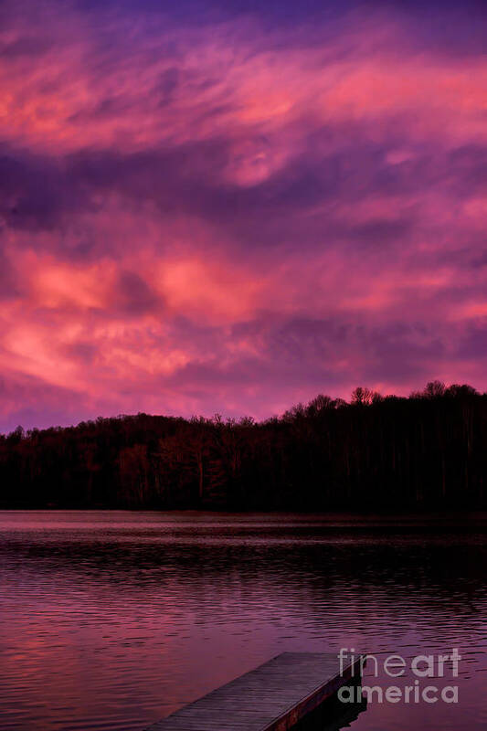 Big Ditch Wildlife Management Area Art Print featuring the photograph Dawn at the Dock by Thomas R Fletcher