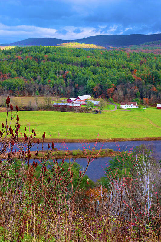  Art Print featuring the photograph Northern Vermont Vista by Polly Castor