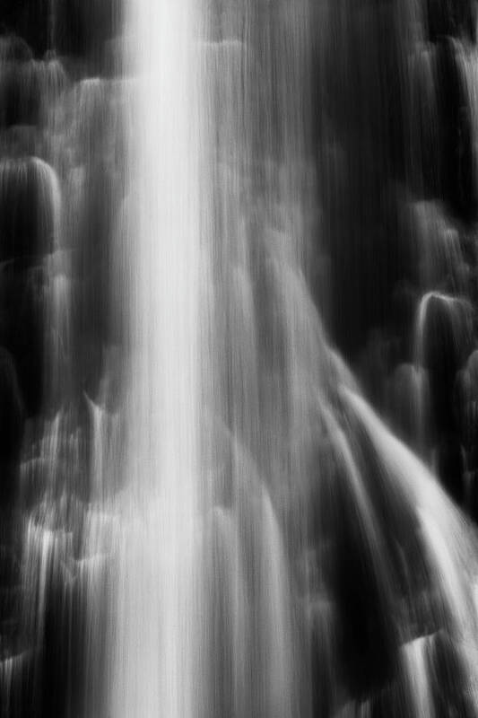 Black And White Art Print featuring the photograph Cascade by Murray Rudd