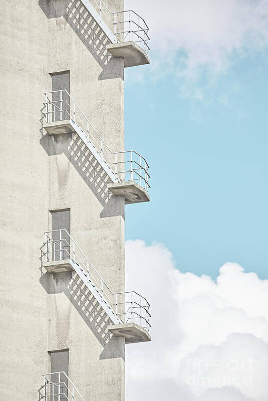 Rotterdam Art Print featuring the photograph Stairway to Heaven by David Bleeker