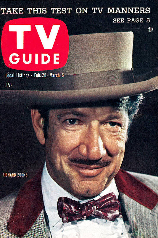 1950s Tv Art Print featuring the photograph TV Guide TVGC001 H5350 by TV Guide Everett Collection