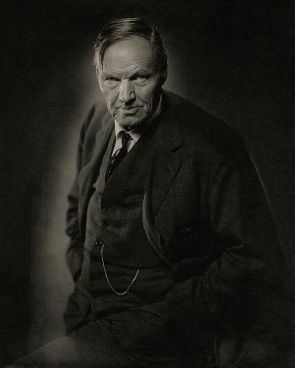 Personality Art Print featuring the photograph A Portrait Of Clarence Darrow #1 by Nickolas Muray