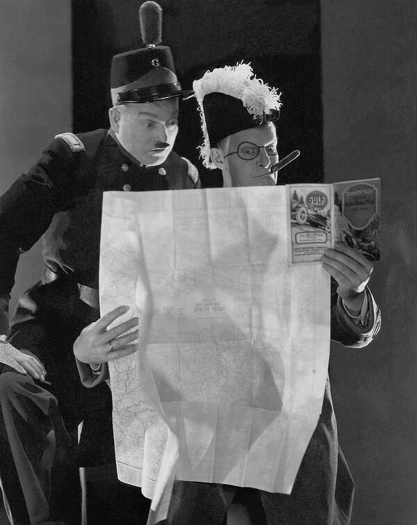 Actor Art Print featuring the photograph Clark And Mccullough In Strike Up The Band #1 by Edward Steichen
