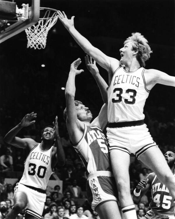 classic Art Print featuring the photograph Larry Bird #1 by Retro Images Archive