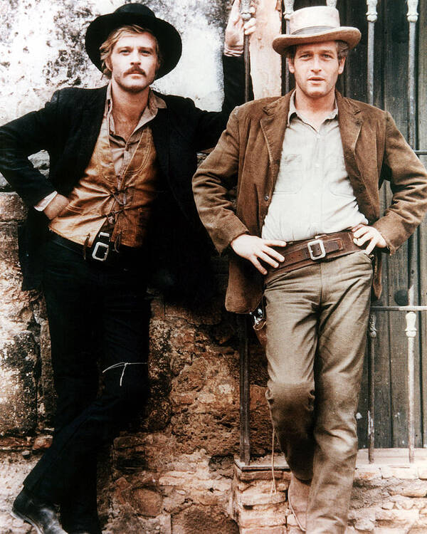 Butch Cassidy And The Sundance Kid Art Print featuring the photograph Butch Cassidy and the Sundance Kid by Silver Screen