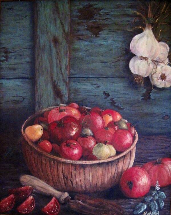Still Life Art Print featuring the painting Harvest time by Megan Walsh