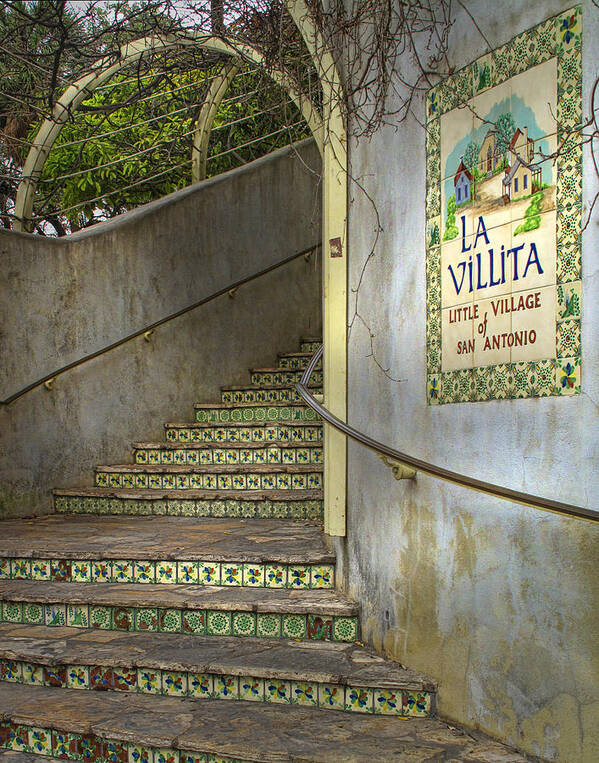 San Antonio Art Print featuring the photograph La Villita #2 by David and Carol Kelly