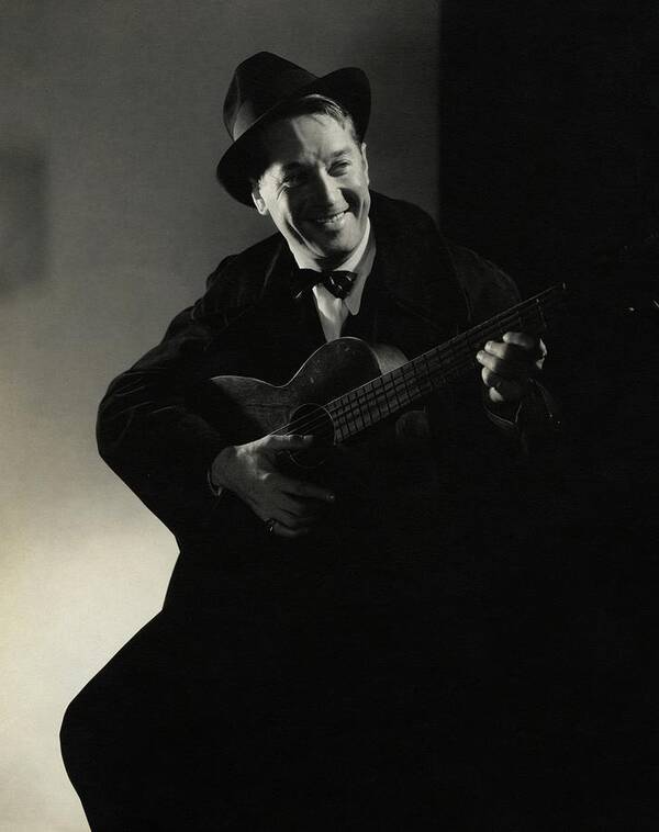 Actor Art Print featuring the photograph Portrait Of Maurice Chevalier #2 by Edward Steichen