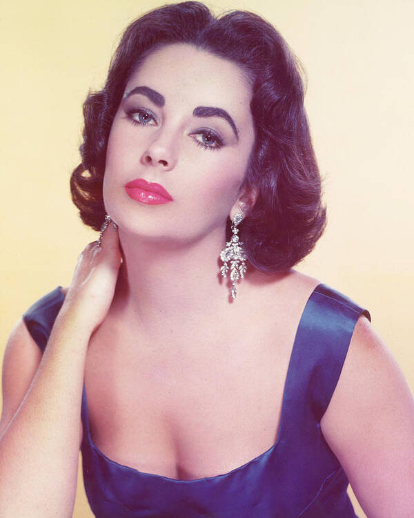 Elizabeth Taylor Art Print featuring the photograph Elizabeth Taylor #36 by Silver Screen